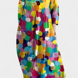 Ana - Vestido Fluido com Estampa