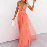 DELACROIX | Robe Maxi Lumière Corail