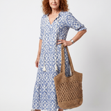 DELACROIX | Robe Midi Fluide Imprimée Nicole
