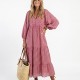 DELACROIX | Robe Midi à Imprimé Géométrique Arlette