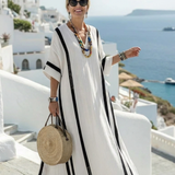 DELACROIX | Robe Maxi à Manches Courtes Elvienne