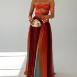 DELACROIX | Robe Maxi Élégante Lila