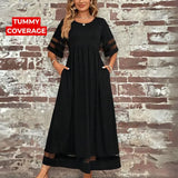 Catarina - Vestido Elegante Que Cobre a Barriga