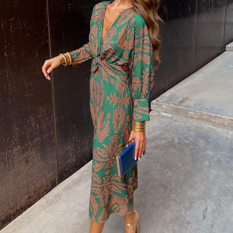 Sabrina - Vestido midi sofisticação