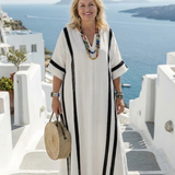 DELACROIX | Robe Maxi à Manches Courtes Elvienne