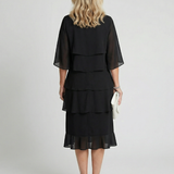 DELACROIX | Robe Midi à Volants Margaux