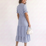 DELACROIX | Robe midi à manches courtes Dakato