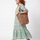 DELACROIX | Robe Midi Bohème à Pompons Florence