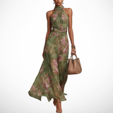 DELACROIX | Robe Longue Élégante Florale Élise