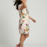 DELACROIX | Robe Midi en Pétales Raffinés Silas