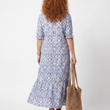 DELACROIX | Robe Midi Fluide Imprimée Nicole