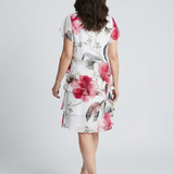 DELACROIX | Robe à couches en pétales doux Keoni