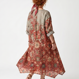 DELACROIX | Robe Midi Imprimée à Poches Sylvie