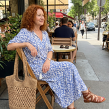 DELACROIX | Robe Midi Fluide Imprimée Nicole