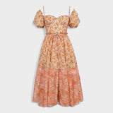 Valentina - Vestido Floral Coral