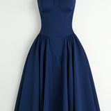 Odete - Vestido midi corpete estruturado