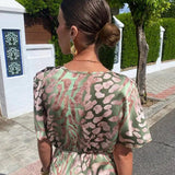 Constança - Vestido Floral com Plissado