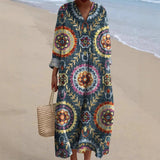 Paloma - Vestido Boho com Estampa Étnica