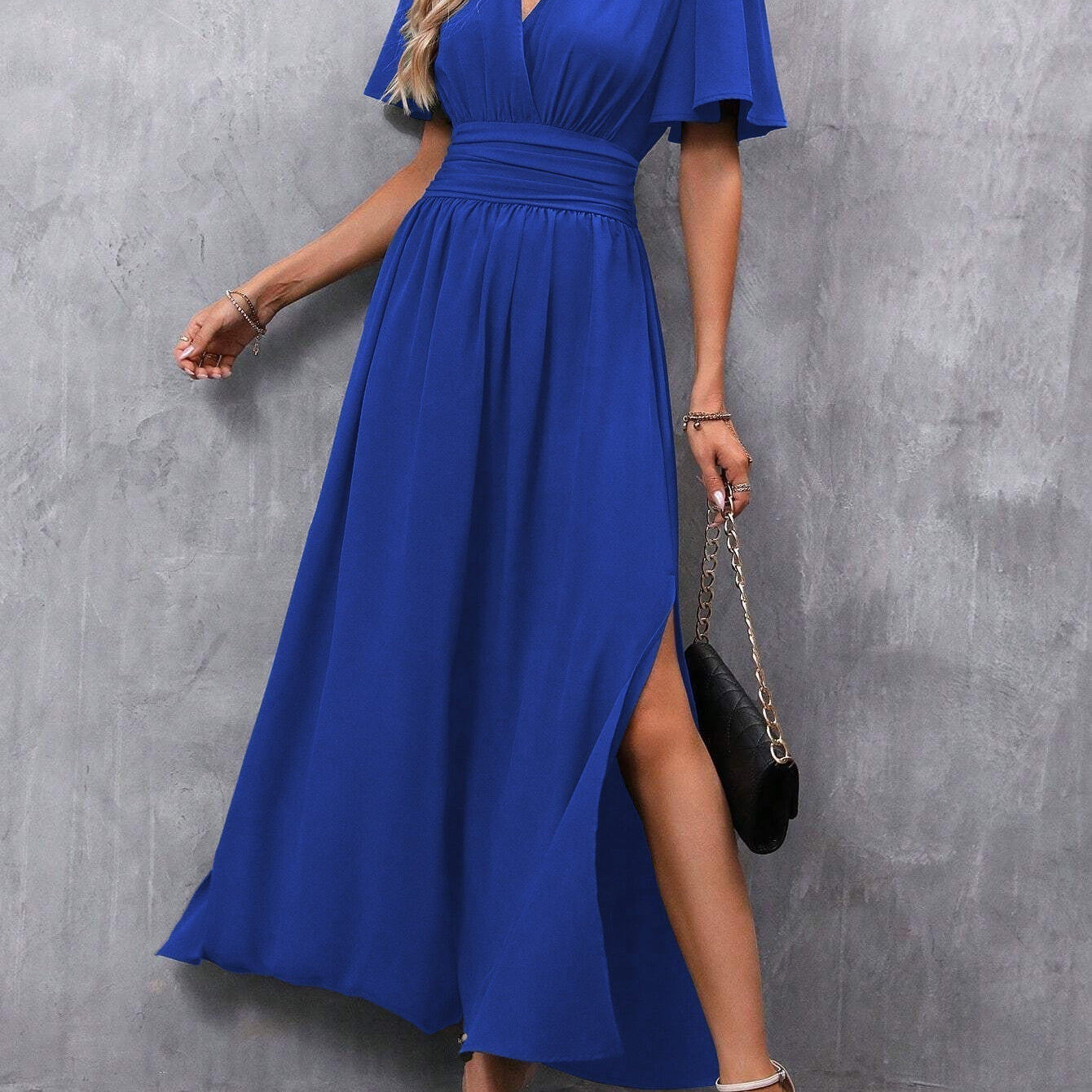 Eterna - Vestido Maxi Elegante Preto