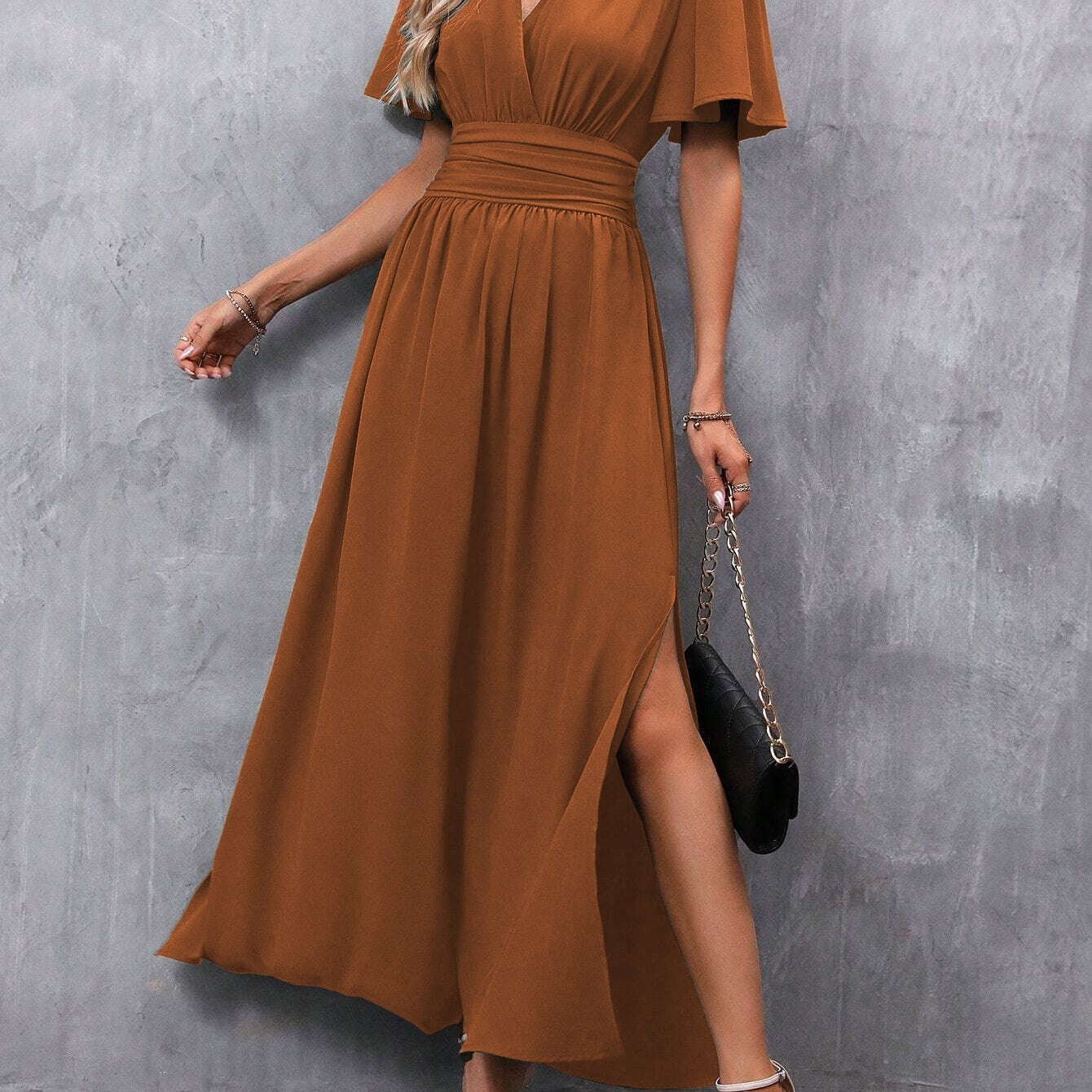 Eterna - Vestido Maxi Elegante Preto