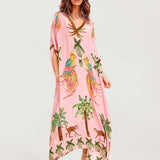 Alessandra - Vestido Longo Estampado