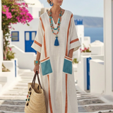 DELACROIX | Robe maxi et manches mi-longues Noemi