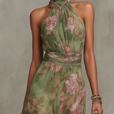 DELACROIX | Robe Longue Élégante Florale Élise