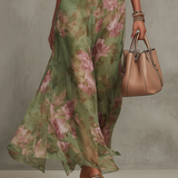 DELACROIX | Robe Longue Élégante Florale Élise