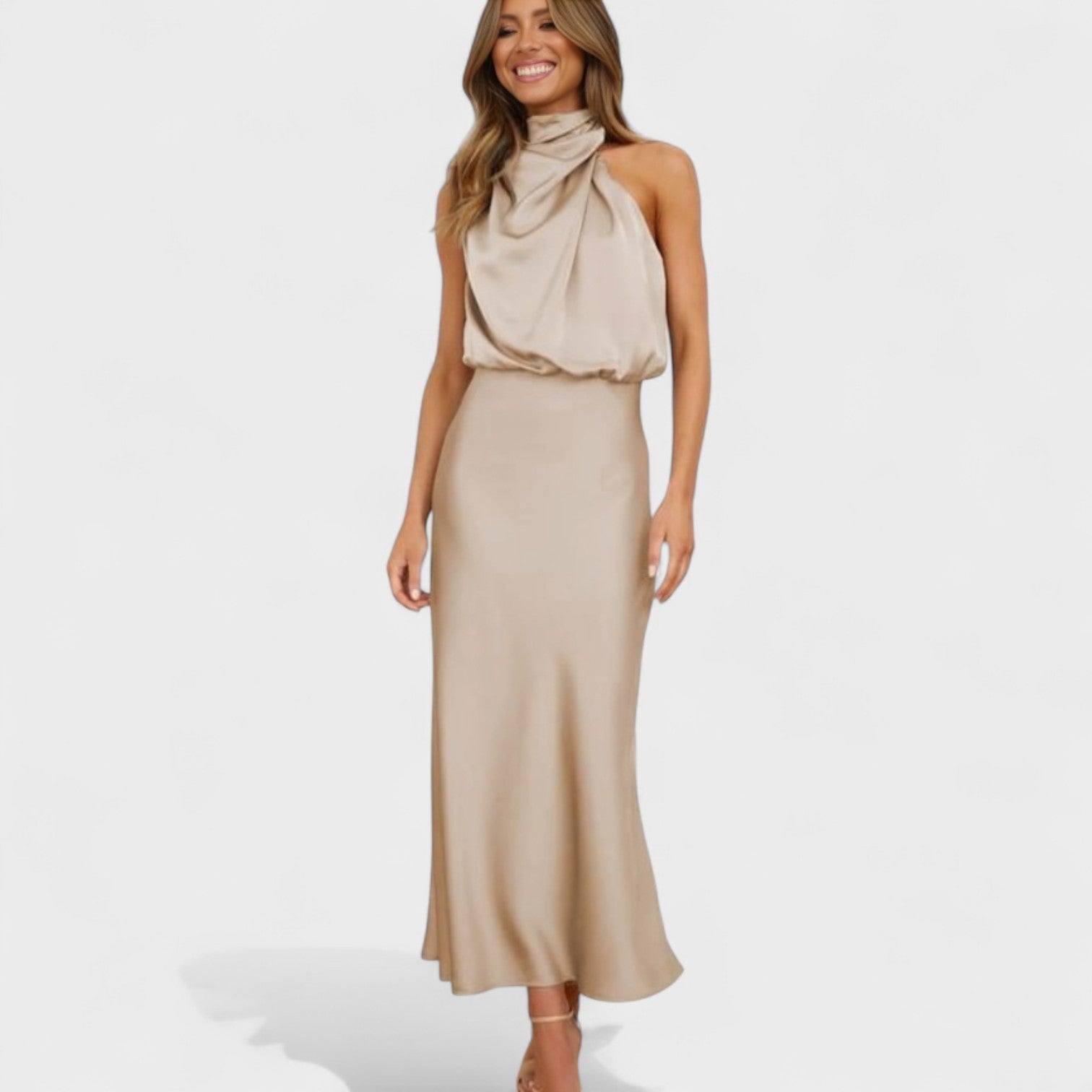 Alba - Vestido Satin Elegance