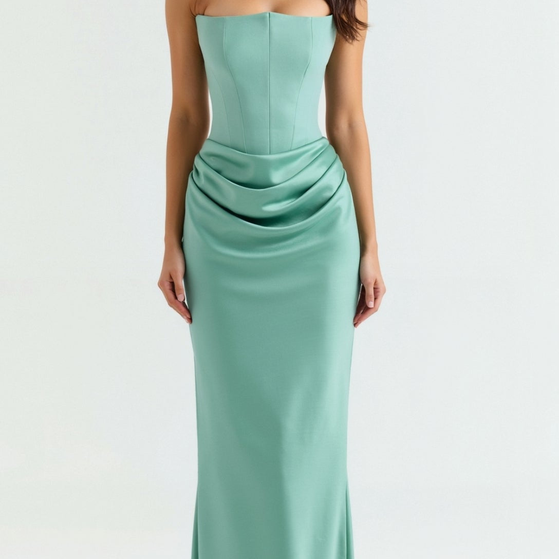 Esmeralda - Vestido comprido com corpete
