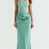 Esmeralda - Vestido comprido com corpete
