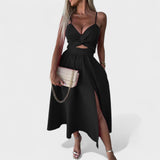 Cielo - Vestido Midi com Abertura